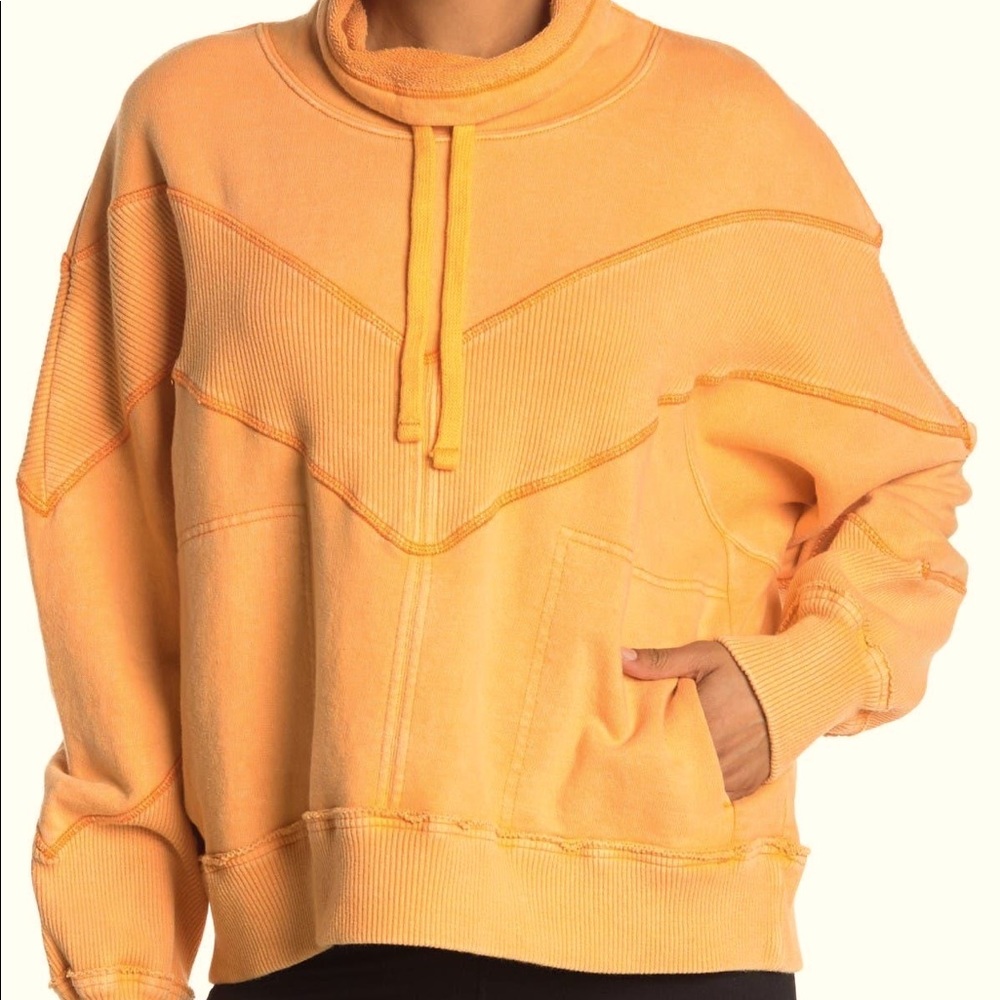 Free People Ivy League Pullover Sweatshirt